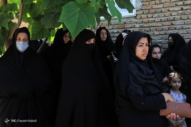 مراسم تشیع شهید مدافع امنیت «مصطفی سوسرائی» در آزادشهر - استان گلستان
