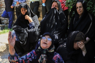 مراسم تشیع شهید مدافع امنیت «مصطفی سوسرائی» در آزادشهر - استان گلستان