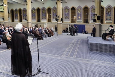 دیدار مسوولان قضایی با رهبر معظم انقلاب