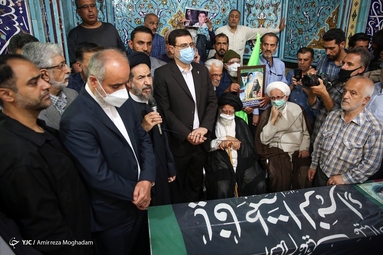 تشییع پیکر «کونیکو یامامورا» مادر ژاپنی شهید  محمد بابایی