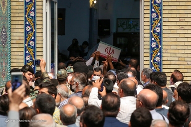 تشییع پیکر «کونیکو یامامورا» مادر ژاپنی شهید  محمد بابایی