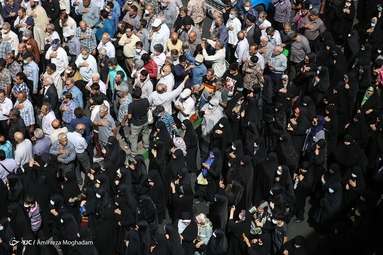تشییع پیکر «کونیکو یامامورا» مادر ژاپنی شهید  محمد بابایی