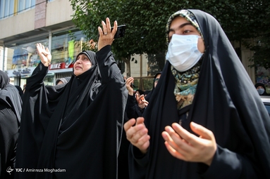 تشییع پیکر «کونیکو یامامورا» مادر ژاپنی شهید  محمد بابایی