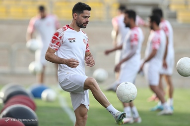 تمرین تیم فوتبال پرسپولیس