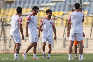تمرین تیم فوتبال پرسپولیس