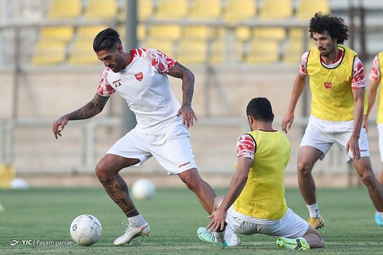 تمرین تیم فوتبال پرسپولیس