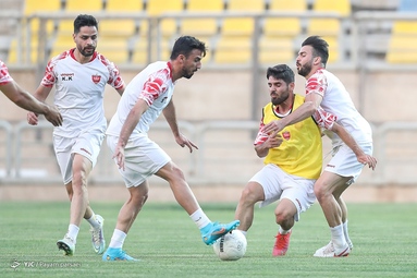 تمرین تیم فوتبال پرسپولیس