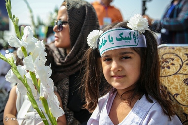 مراسم تشییع و خاکسپاری پیکر‌های دو شهید گمنام دفاع مقدس - مجموعه ورزشی انقلاب تهران