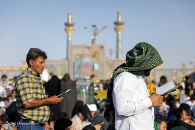 مراسم دعای عرفه - حرم مطهر رضوی