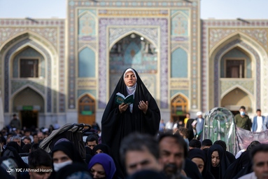 مراسم دعای عرفه - حرم مطهر رضوی