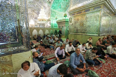 مراسم دعای عرفه - حرم حضرت شاهچراغ (ع) شیراز
