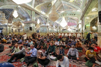 مراسم دعای عرفه - حرم حضرت شاهچراغ (ع) شیراز