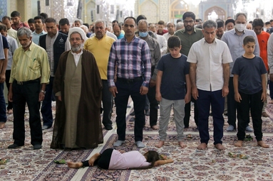 اقامه نماز عید سعید قربان - حرم مطهر رضوی