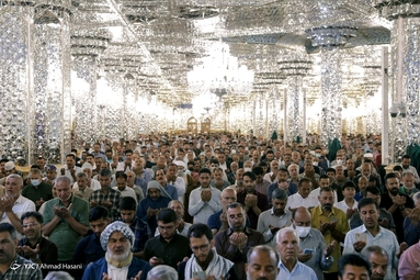 اقامه نماز عید سعید قربان - حرم مطهر رضوی