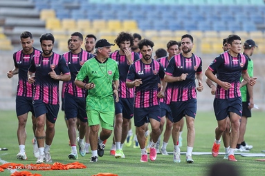 تمرین تیم فوتبال پرسپولیس
