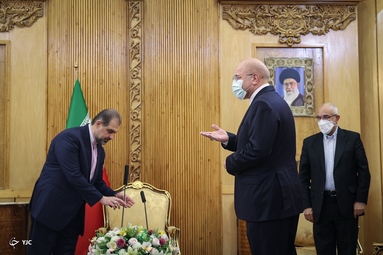 بدرقه رسمی رئیس مجلس شورای اسلامی برای سفر به ازبکستان