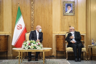 بدرقه رسمی رئیس مجلس شورای اسلامی برای سفر به ازبکستان