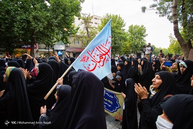 همایش بانوان تمدن ساز همزمان با روز عفاف و حجاب - پیاده راه بوعلی همدان
