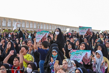 همایش بانوان تمدن ساز همزمان با روز عفاف و حجاب - پیاده راه بوعلی همدان