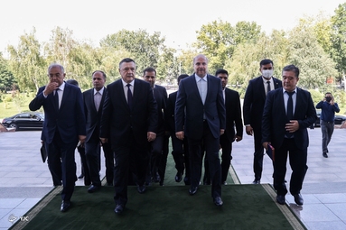 دیدار رئیس مجلس سنای ازبکستان با دکتر محمدباقر قالیباف