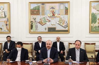 دیدار رئیس مجلس سنای ازبکستان با دکتر محمدباقر قالیباف