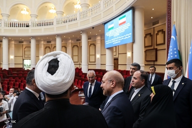 دیدار رئیس مجلس سنای ازبکستان با دکتر محمدباقر قالیباف