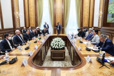 دیدار رئیس مجلس سنای ازبکستان با دکتر محمدباقر قالیباف