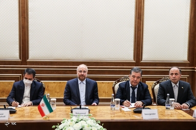 دیدار رئیس مجلس سنای ازبکستان با دکتر محمدباقر قالیباف