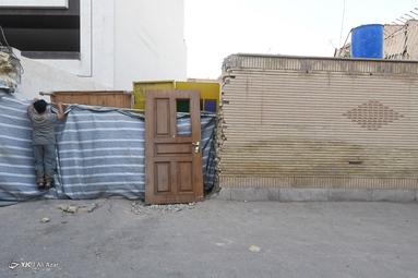 یک کشته در ریزش ساختمان مسکونی در خیابان جی - اصفهان