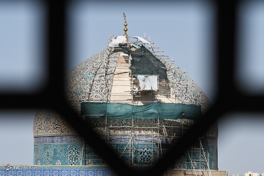 بازسازی غیر اصولی گنبد مسجد شیخ لطف الله - اصفهان