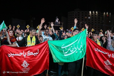 «مهمونی ۱۰ کیلومتری» عید غدیر - خیابان ولیعصر تهران