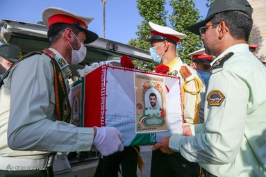 تشییع شهید مدافع امنیت «مهدی کامور» - رشت
