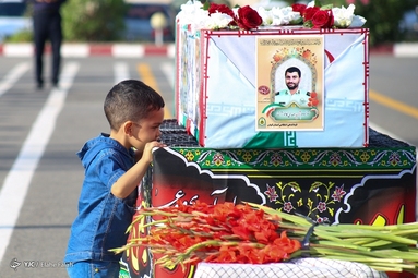 تشییع شهید مدافع امنیت «مهدی کامور» - رشت