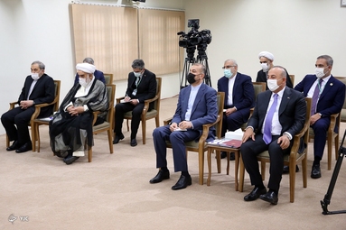 دیدار رئیس جمهور ترکیه و هیئت همراه با رهبر معظم انقلاب