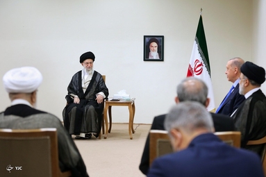 دیدار رئیس جمهور ترکیه و هیئت همراه با رهبر معظم انقلاب
