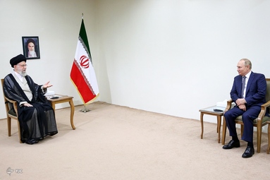 دیدار رئیس جمهوری روسیه با رهبر معظم انقلاب