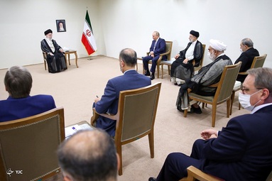 دیدار رئیس جمهوری روسیه با رهبر معظم انقلاب