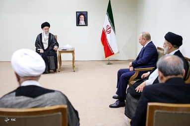 دیدار رئیس جمهوری روسیه با رهبر معظم انقلاب