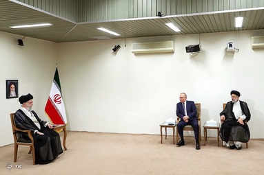 دیدار رئیس جمهوری روسیه با رهبر معظم انقلاب