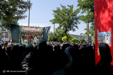 تشییع شهید مدافع امنیت «مهدی محمدی نسب» - قزوین