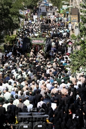 تشییع شهید مدافع امنیت «مهدی محمدی نسب» - قزوین
