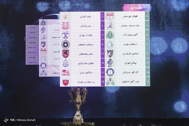 مراسم قرعه کشی لیگ برتر فوتبال