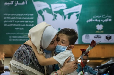 ورود نخستین گروه از حجاج بیت الله الحرام ترکمن استان گلستان - فرودگاه بین المللی شهدای گرگان