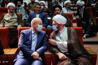 حضور محمدباقر قالیباف، رئیس مجلس شورای اسلامی در بیست و پنجمین گردهمایی ائمه جمعه سراسر کشور
