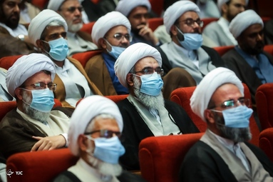 حضور محمدباقر قالیباف، رئیس مجلس شورای اسلامی در بیست و پنجمین گردهمایی ائمه جمعه سراسر کشور