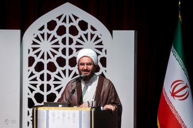 حضور محمدباقر قالیباف، رئیس مجلس شورای اسلامی در بیست و پنجمین گردهمایی ائمه جمعه سراسر کشور