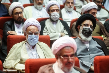 حضور محمدباقر قالیباف، رئیس مجلس شورای اسلامی در بیست و پنجمین گردهمایی ائمه جمعه سراسر کشور