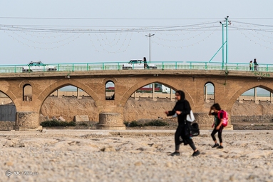 پل تاریخی «ورگان»  در شهرستان فلاورجان - اصفهان