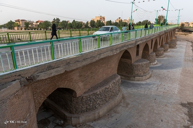 پل تاریخی «ورگان»  در شهرستان فلاورجان - اصفهان