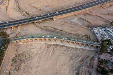 پل تاریخی «ورگان»  در شهرستان فلاورجان - اصفهان